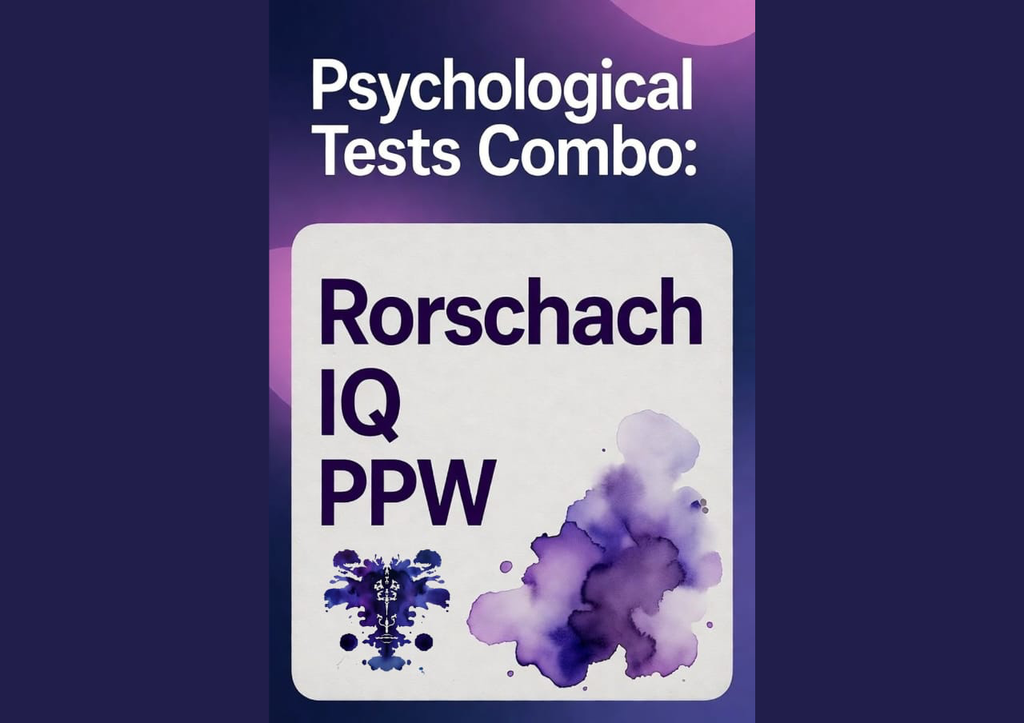 Psychological Tests Complete Pack (Fundamentals of Rorschach + IQ + Projective Pathways Workshop Access) 